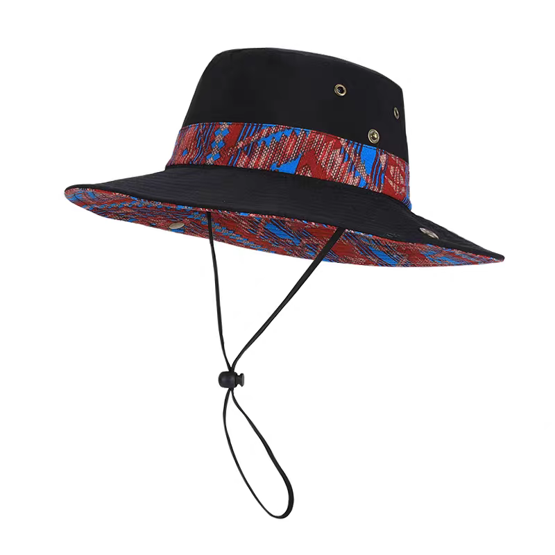 2026 New Ethnic-style sun hats, outdoor travel hats, men's and women's hiking hats Application Scenario