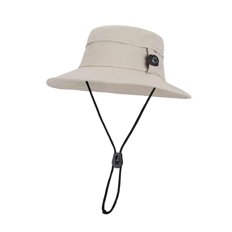 New outdoor men's and women's wide-brimmed UV-resistant sun hats, water-repellent travel caps, cycling and mountaineering caps details Picture