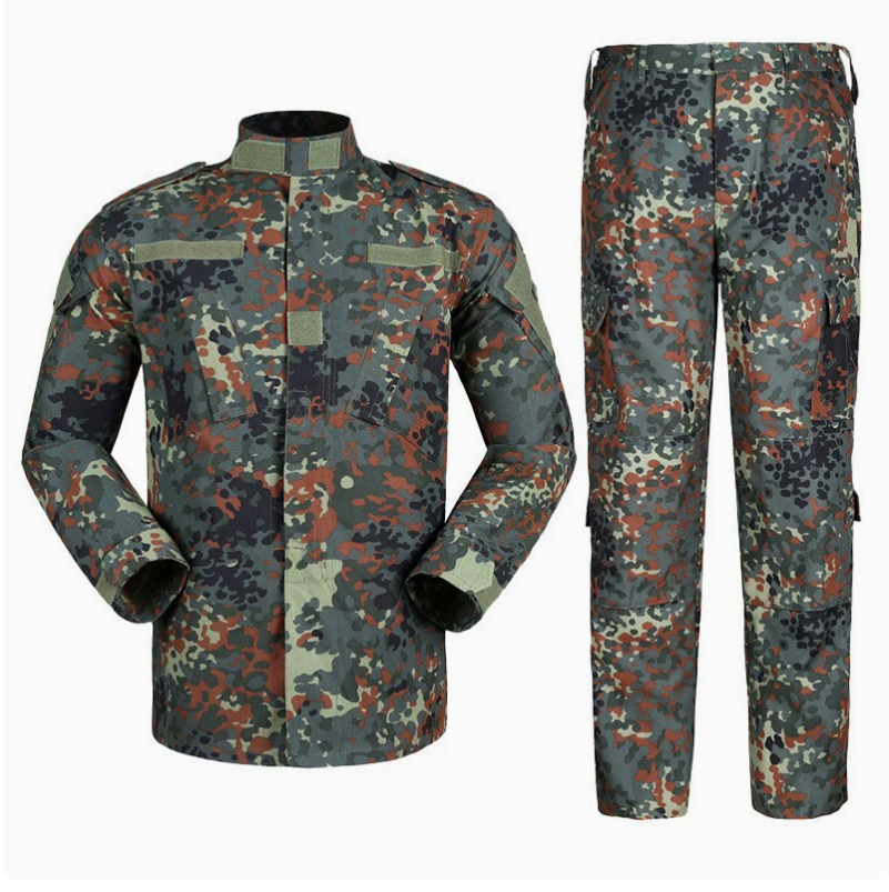 ACU second-generation training suit, men's camouflage outdoor sports training set, wear-resistant, scratch-resistant and windproof tactical suit Specification image