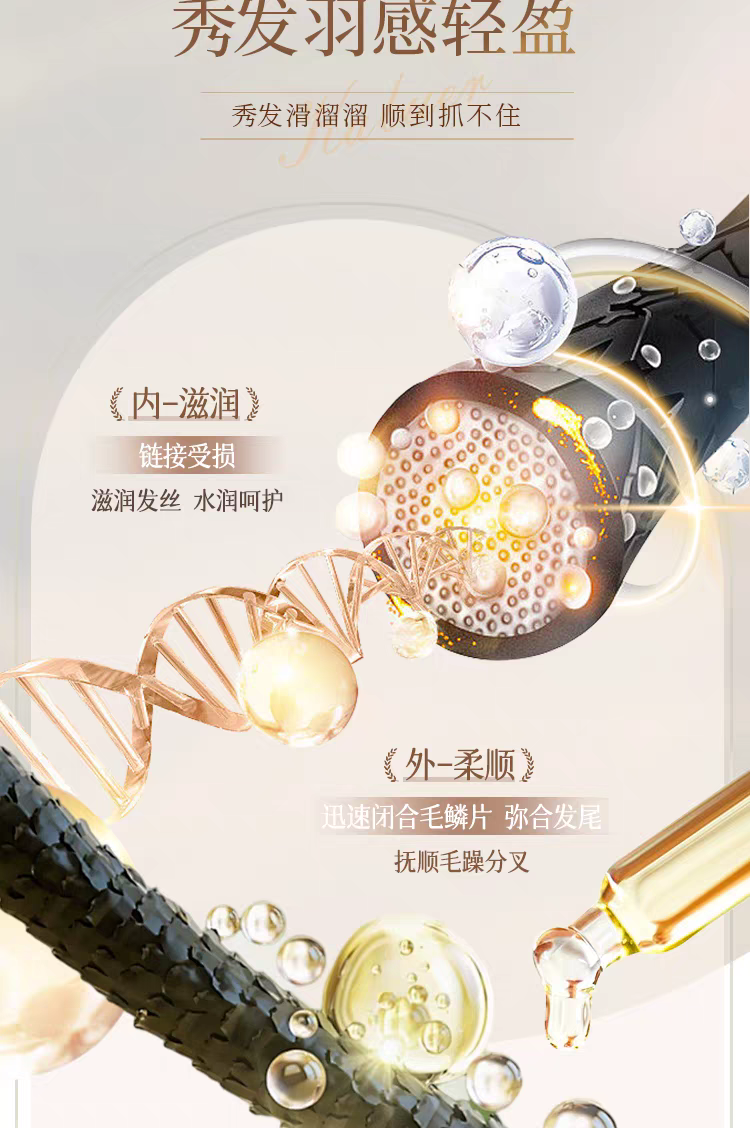 卡蕊儿植萃蛋白奢护发膜750ml 拯救毛躁干枯补水发膜霍霍巴油详情图9