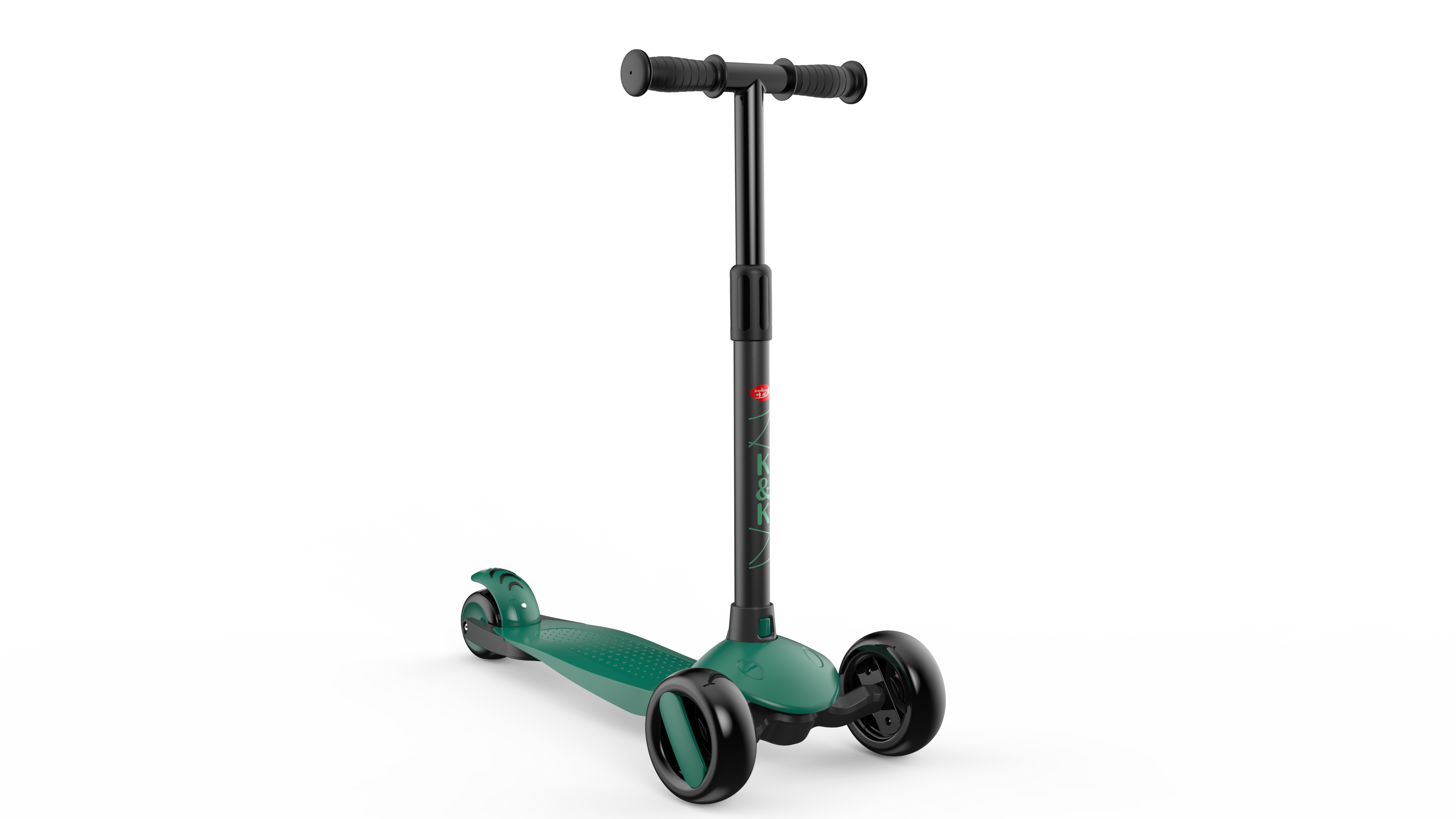 Export best-selling aluminum alloy nylon detachable starlight illuminated wheel 3-wheel children's pedal scooter, land surfboard scooter, children's toy gift skateboard Specification drawing