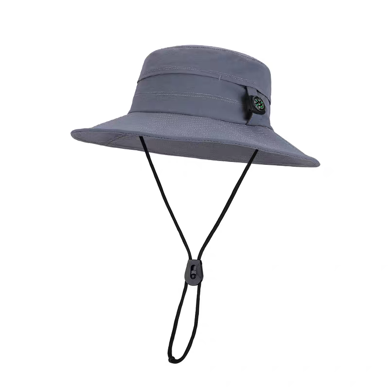 New outdoor men's and women's wide-brimmed UV-resistant sun hats, water-repellent travel caps, cycling and mountaineering caps detail image 6