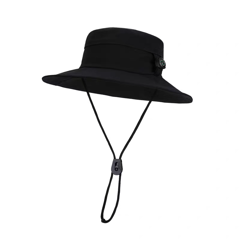 New outdoor men's and women's wide-brimmed UV-resistant sun hats, water-repellent travel caps, cycling and mountaineering caps Item Picture