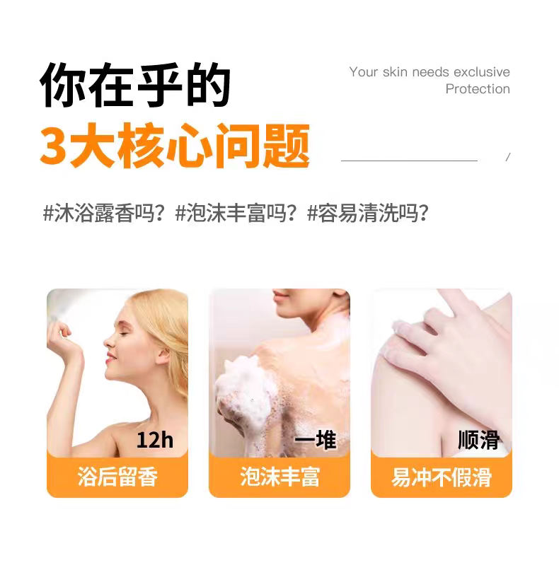 Karil Refreshing and Clear Fragrance Body Wash 750ml Moisturizing and Hydrating Freesia Body Wash Floral Beauty, Long-lasting Fragrance detail image 2