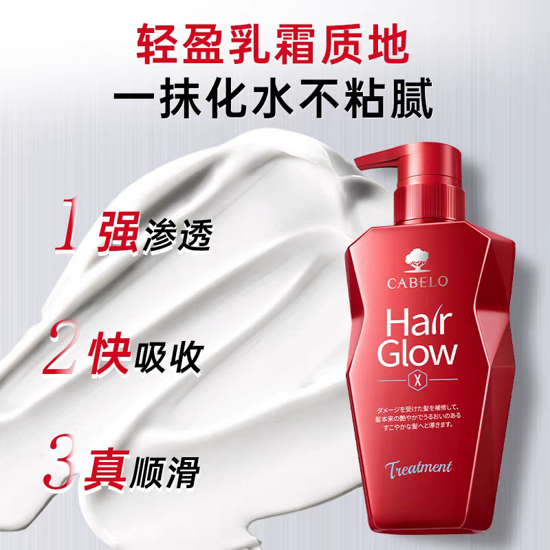 Original imported Capeno Strong Repair Hair Conditioner 350ml, softening hair conditioner for damaged and easily broken hair Application Scenario