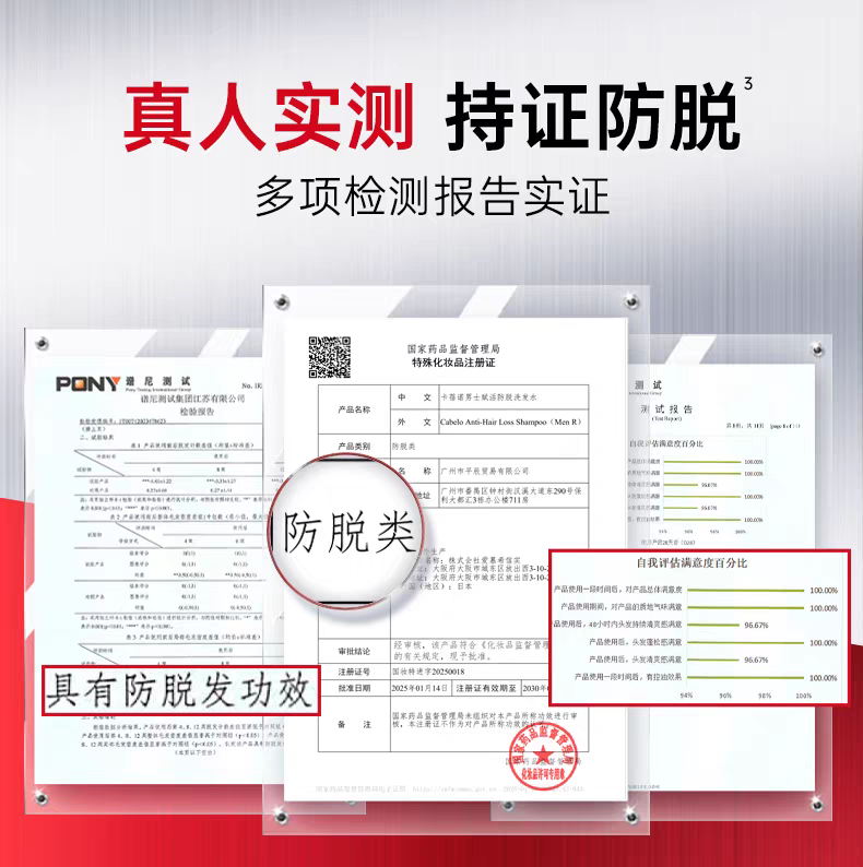 原装进口卡蓓诺防脱洗发水350ml  侧柏叶男士清爽控油蓬松防脱固发精华液洗发露液详情图2