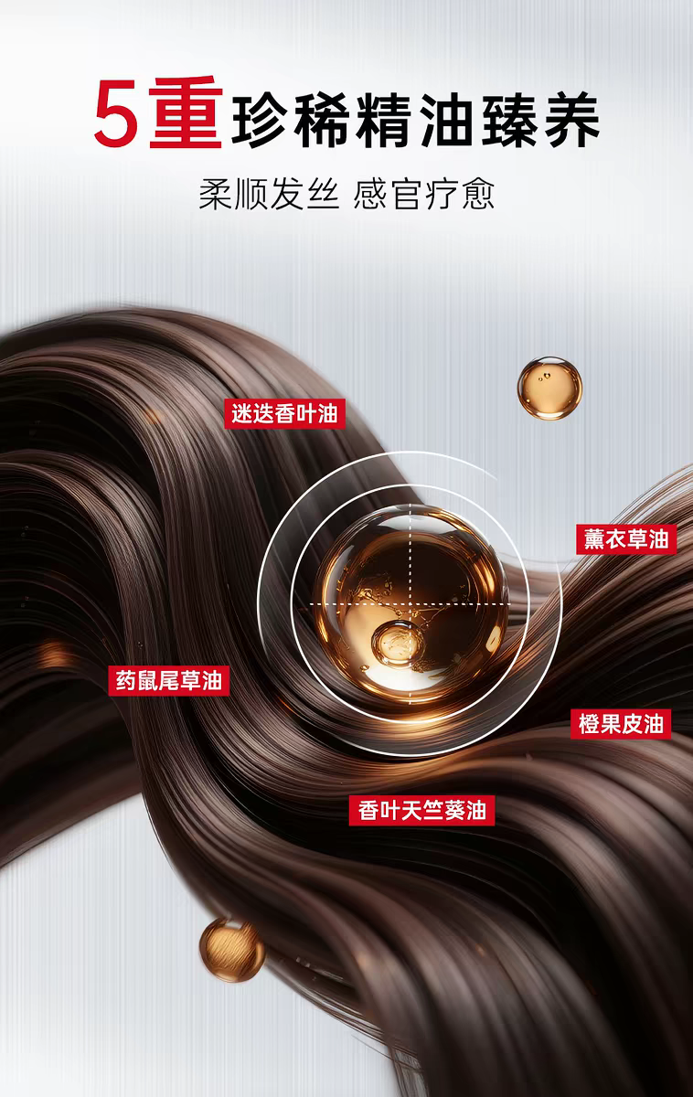 Original imported Capeno Strong Anti-Hair Loss Shampoo 350ml, preventing hair loss, firming hair, controlling oil, preventing hair breakage, thickening hair, and making hair fluffy detail image 14