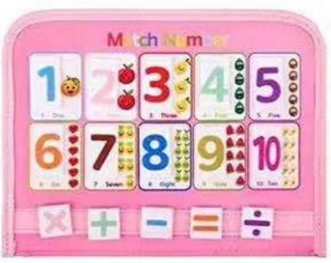 Educational toys: 8-sided multi-scene rainbow Unicorn felt book, Quiet book details Picture