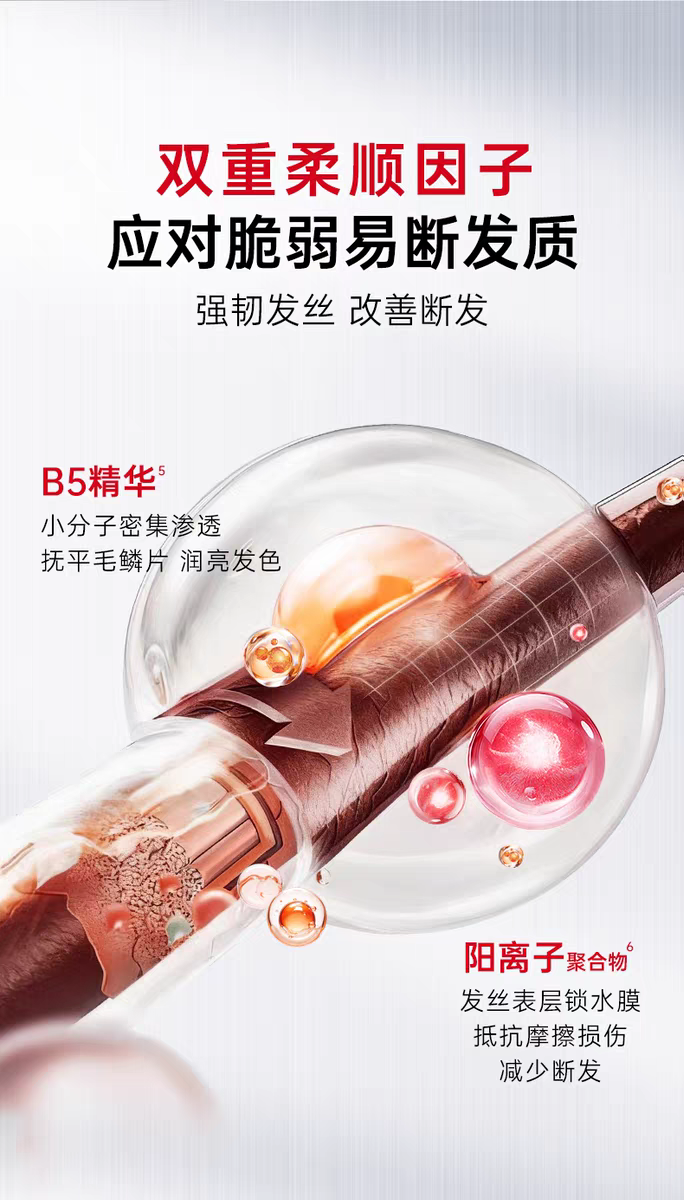 Original imported Capeno Strong Anti-Hair Loss Shampoo 350ml, preventing hair loss, firming hair, controlling oil, preventing hair breakage, thickening hair, and making hair fluffy detail image 13