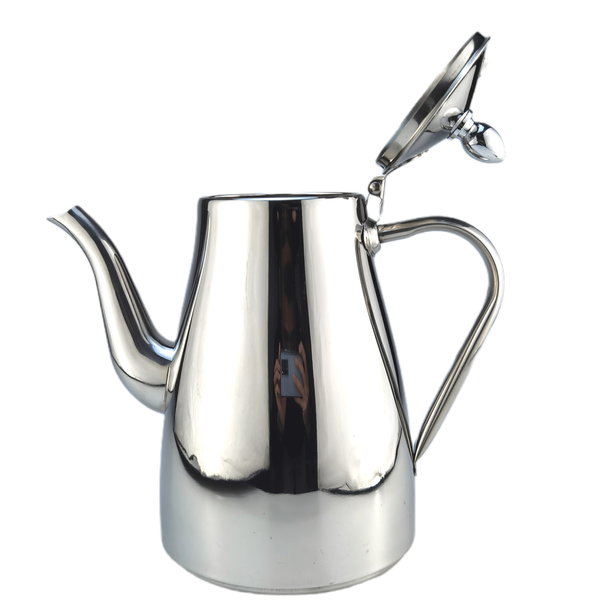 201不锈钢水壶、鸣音壶冷水壶咖啡壶烧水壶 圆形长嘴可带滤网详情4