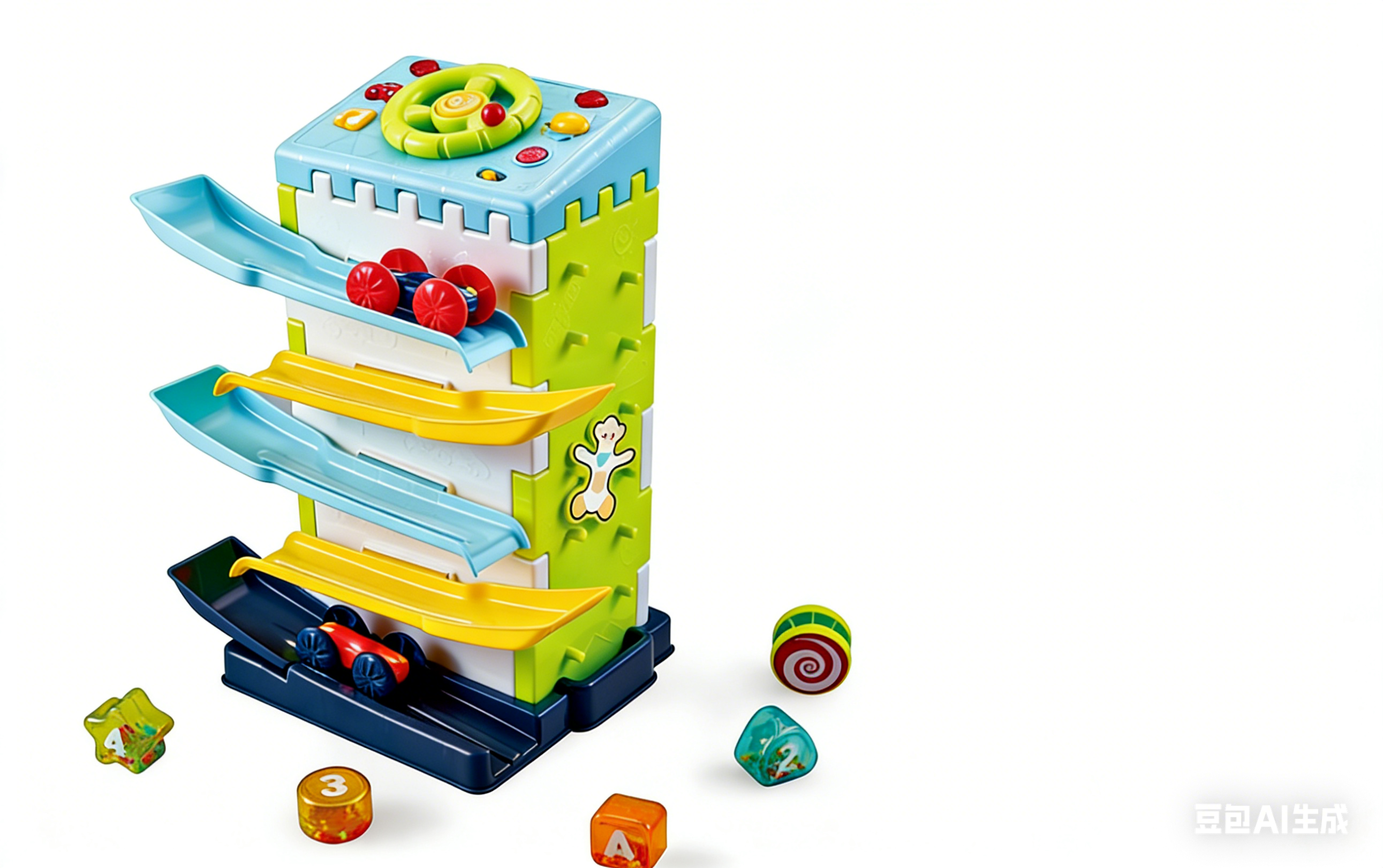 Youleen Multi-functional track Game House, colorful building block toys, creative assembly set, children's intelligence, early education, enlightenment and intelligence development