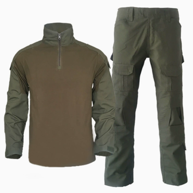 Outdoor waterproof men's frog suit long-sleeved sports training wear-resistant and windproof frog suit CP camouflage tactical warm suit long-sleeved set Application Scenario
