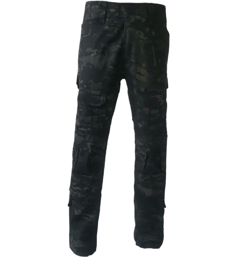 Outdoor sports camouflage tactical waterproof pants, breathable, warm, scratch-resistant and wear-resistant outdoor long pants, men's and women's military training frog suit pants details Picture