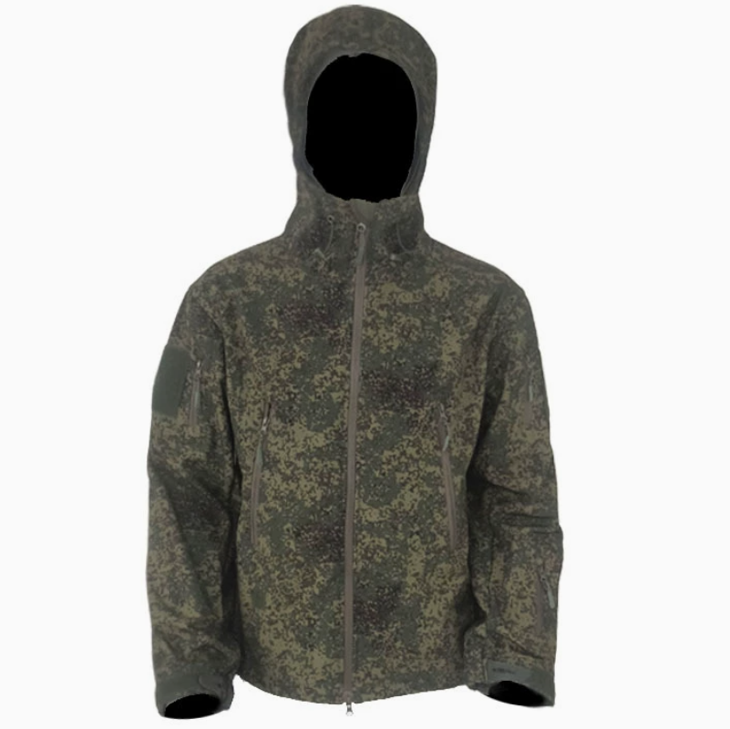 New all-cotton training uniform, outdoor camouflage uniform, shark skin windbreaker, waterproof, windproof and wear-resistant training uniform, hooded top Application Scenario