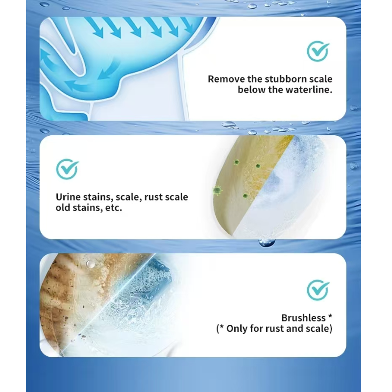 蓝色包装盒马桶清洁片强力去污除菌清新香氛白底实物图