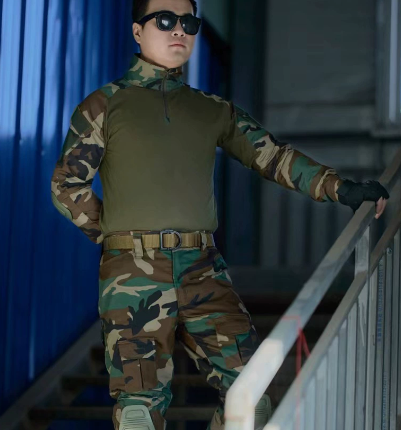 户外新款CP迷彩FG战术防水蛙服修身耐磨作训防风服上衣产品图