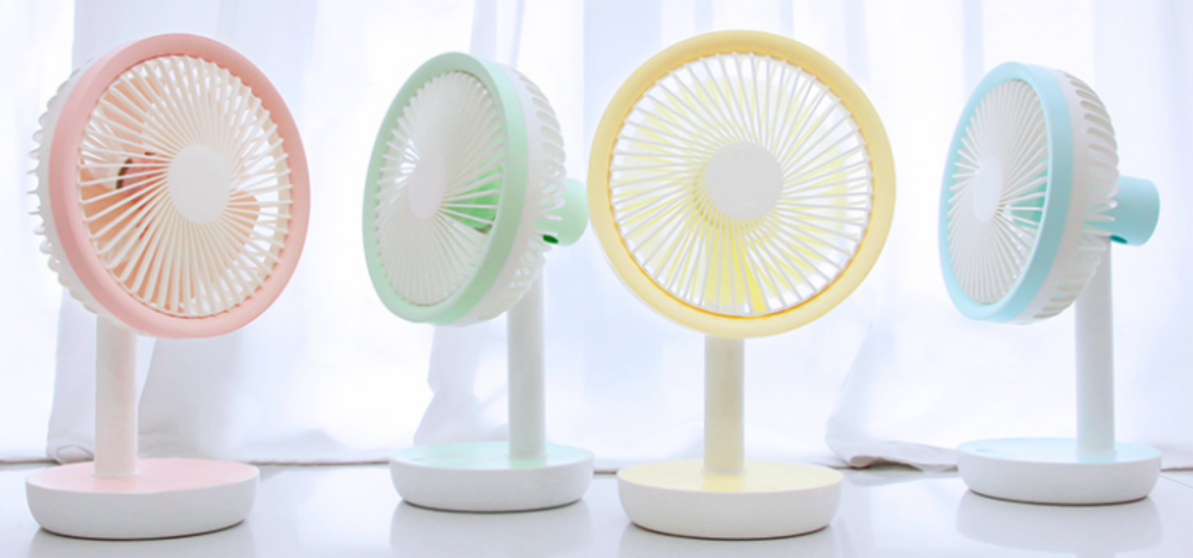 彩色便携小风扇清凉便携迷你风扇夏日降温神器产品图