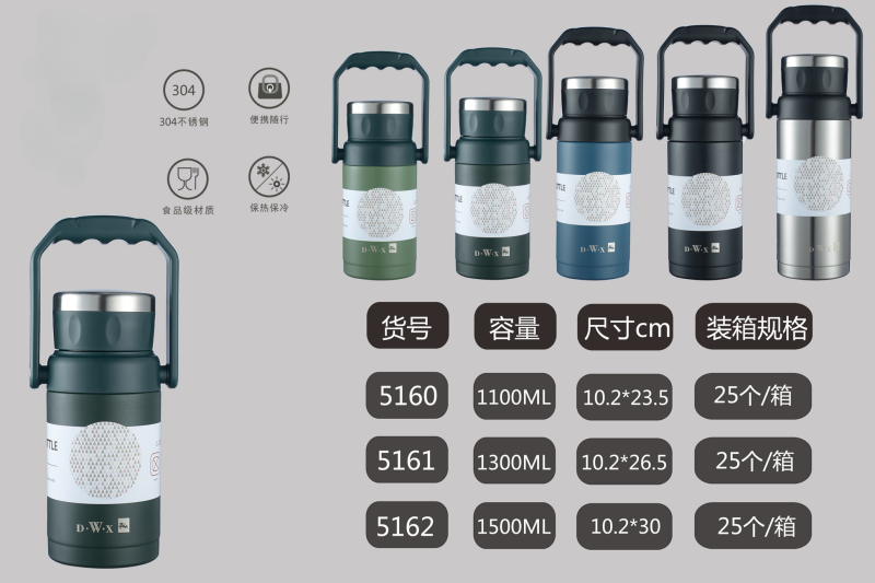 High-end business office cups include large-capacity 304 stainless steel insulated cups, portable cold water insulated cups and vacuum insulated kettles pic 12