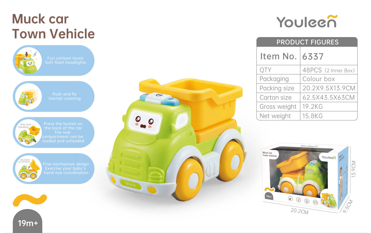 Unione 6337 transporte urbano camión de juguete de la tierra camión de juguete pesado todoterreno quad drive modelo de coche para niños juguetes educativos simulación coche de control remoto Item Picture