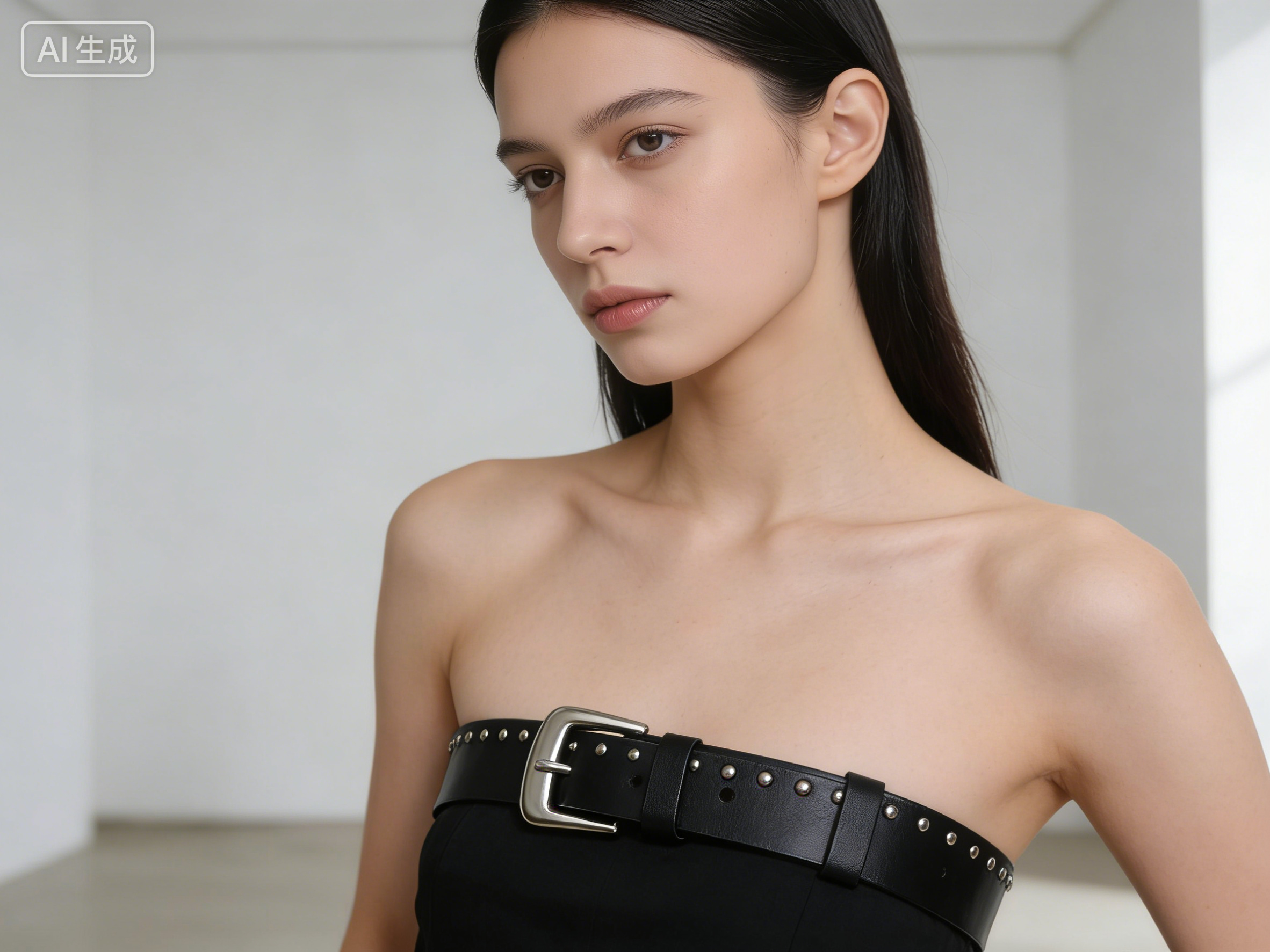 Riveted Western-style belt, simple pin buckle women's claw nail cross-border rock personality niche best-selling women's belt Application Scenario