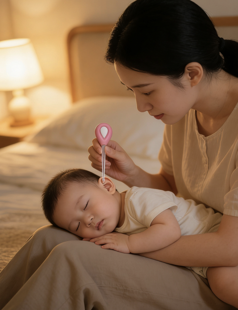 Baby daily care small products, mother and baby products, infant and toddler care products, luminous ear picks for babies detail image 5
