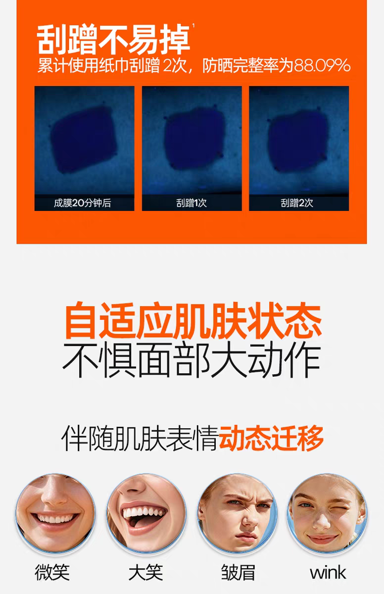 Mistine蜜丝婷开挂摇摇乐防晒霜40g  户外防水清爽隔离防水防汗防晒详情图7