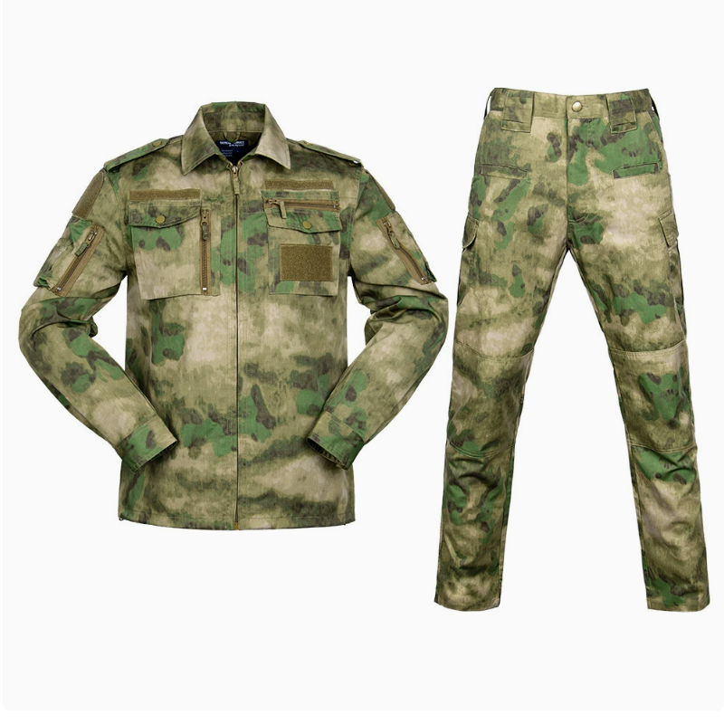 Al aire libre camuflaje entrenamiento trajes trajes tácticos respirables anti-rasgón trajes deportivos al aire libre al por mayor desgaste desgaste outwear Item Picture