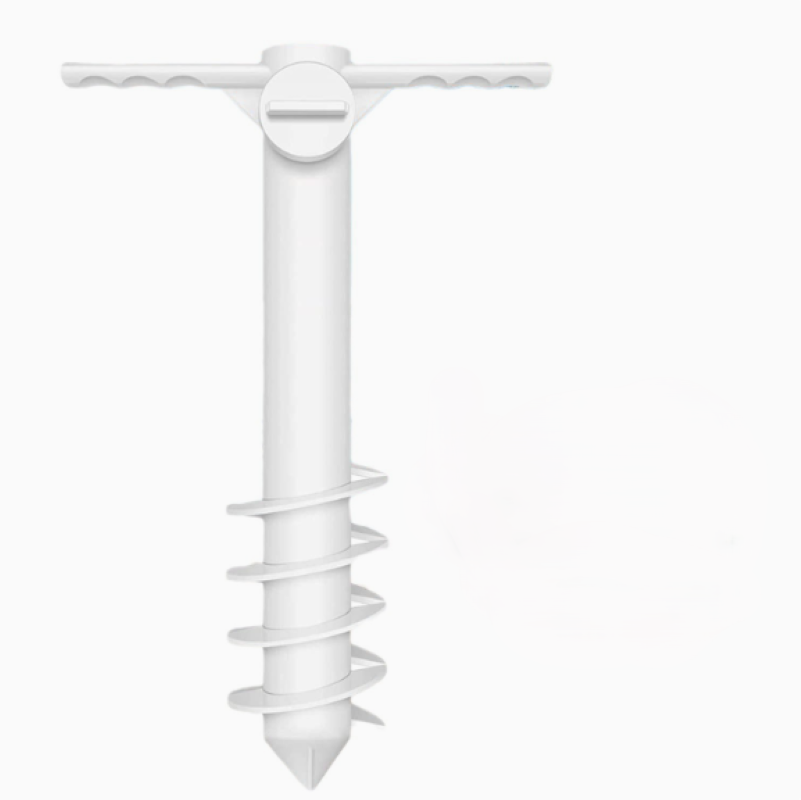 沙滩伞ABS螺旋伞插塑料脚地插