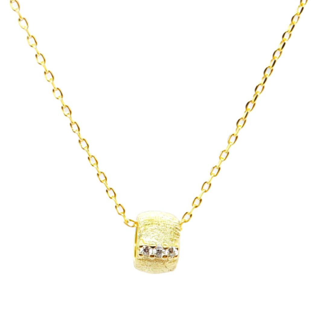 A niche, light luxury brushed white zirconium Lulutong necklace with collarbone chain details Picture