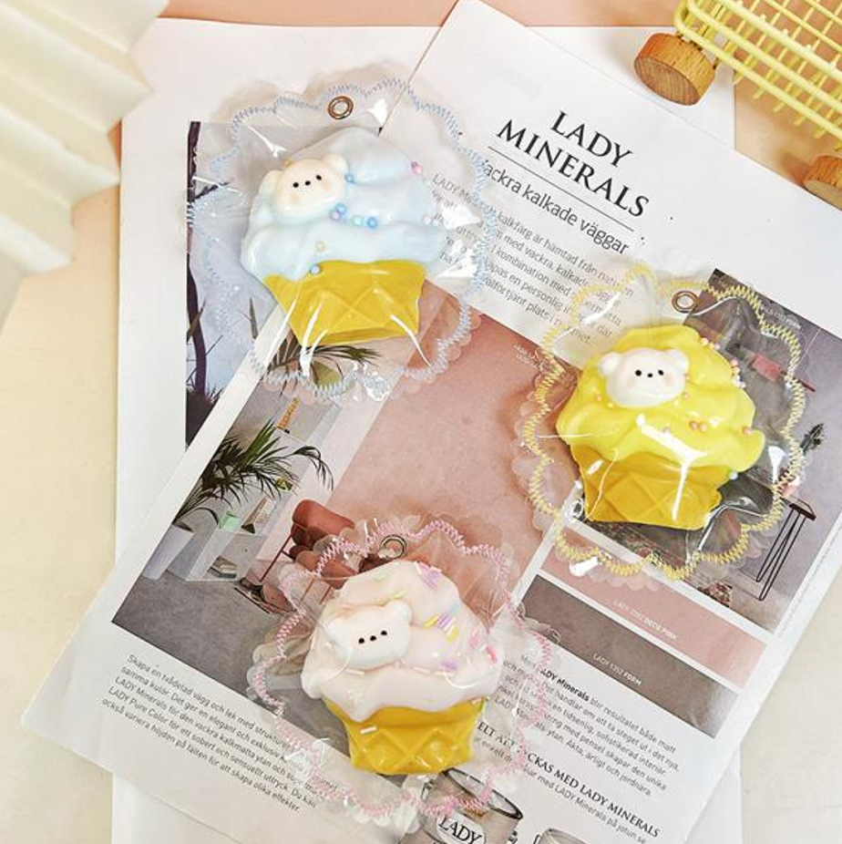 Food-grade silicone kneading fun stress-relieving creative toys, stress-relieving popular dessert-themed kneading fun toys Specification image
