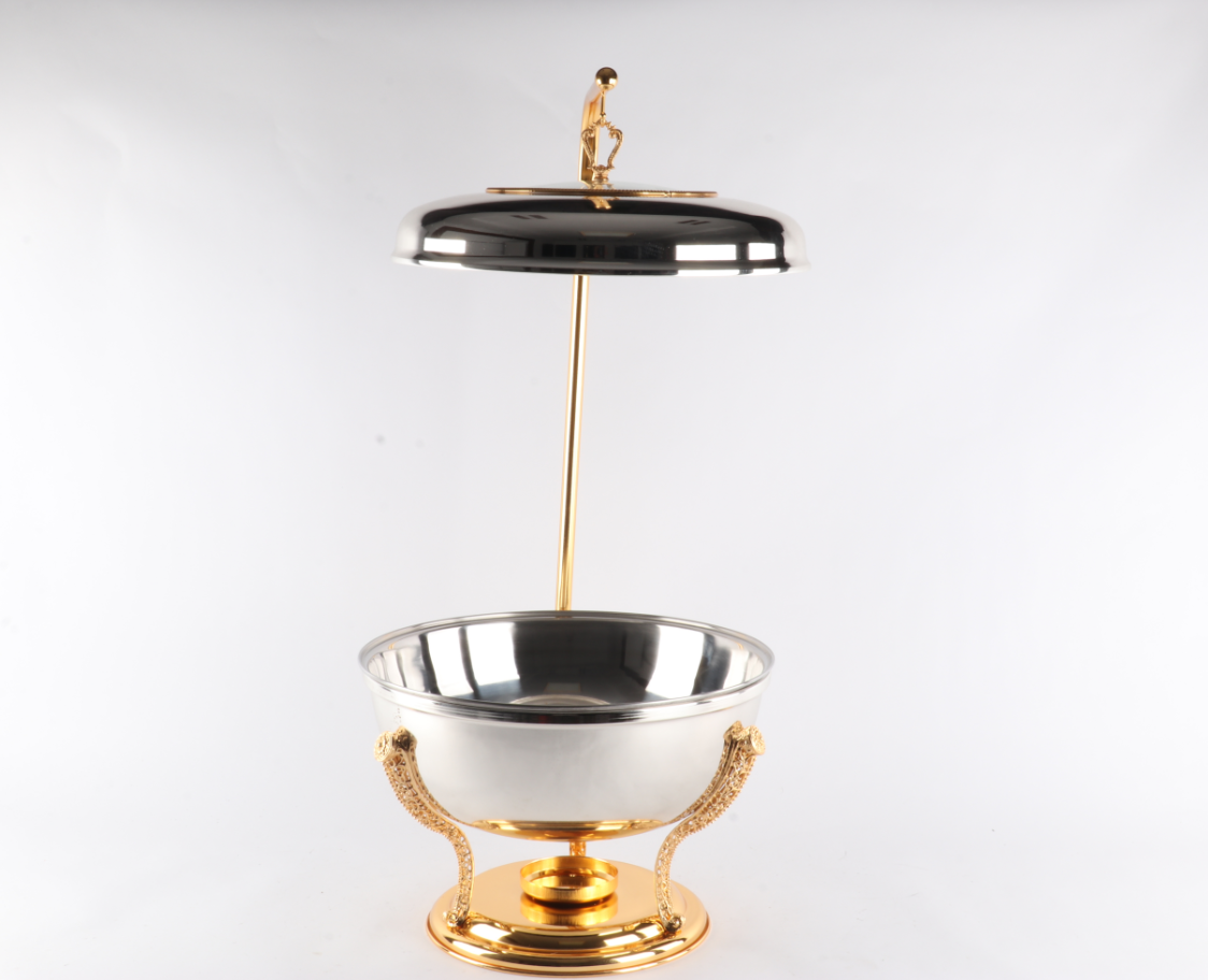 EJSHE 不锈钢吊炉 豪华酒店保温炉 餐厅合金脚炖锅 chafing dish