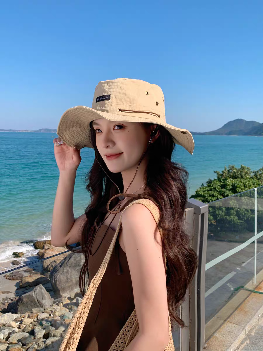 Solar-powered sunshade fan fishing cap fisherman's cap breathable UV protection outdoor sun protection fisherman's cap detail image 3