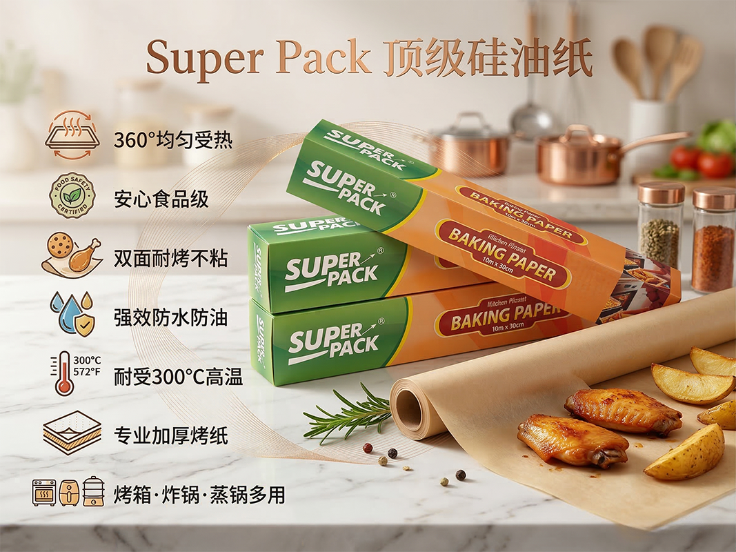 来米国际bakingpaper硅油纸防油防粘一纸多用