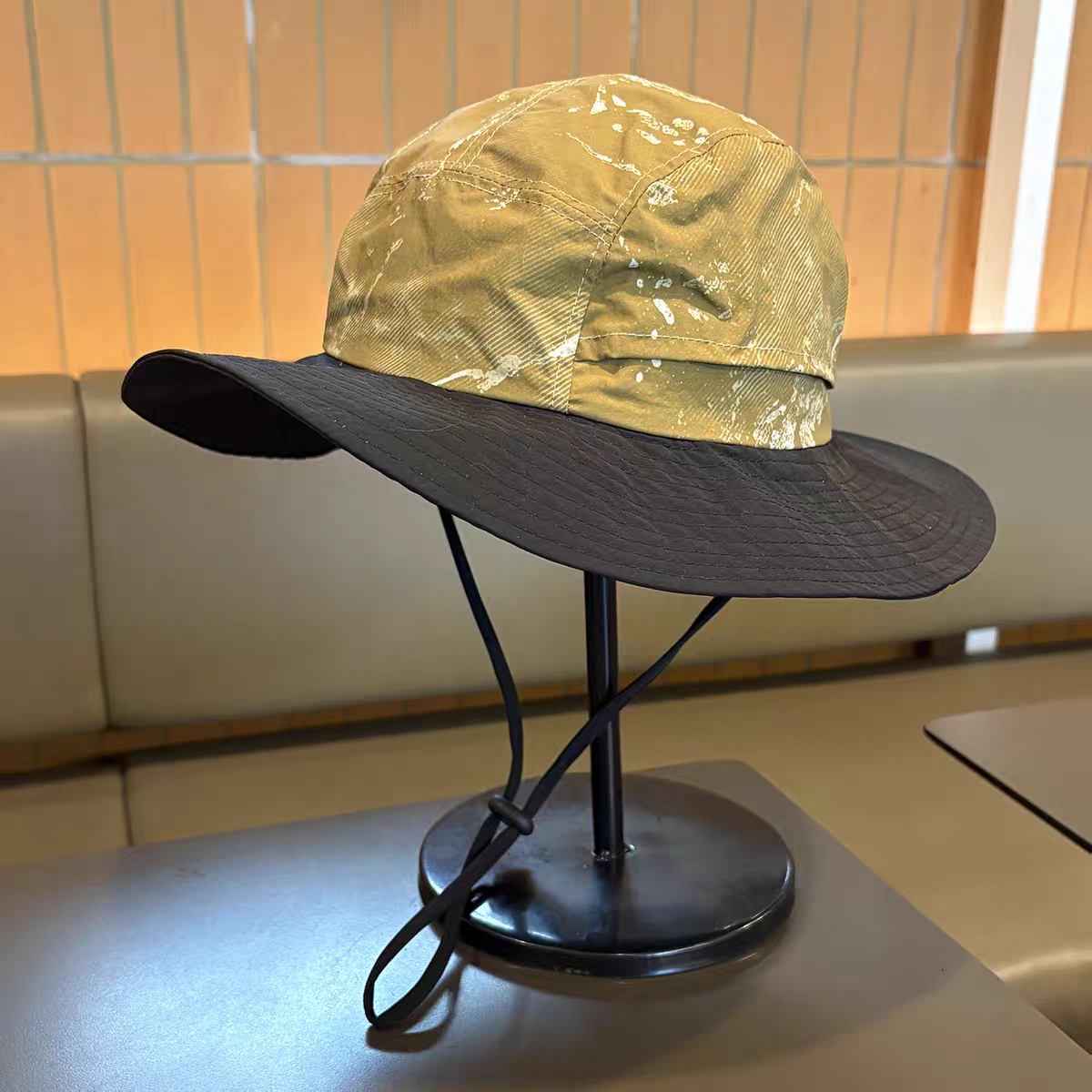 Solar-powered sunshade fan fishing cap, breathable and UV-resistant men's outdoor casual cap detail image 9