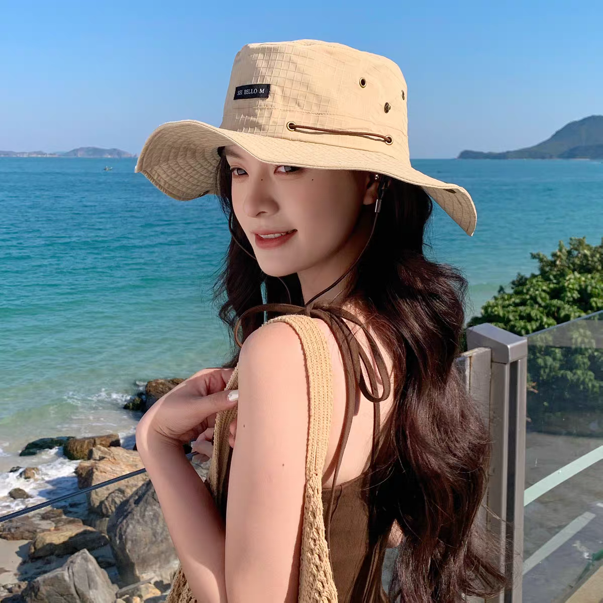 Solar-powered sunshade fan fishing cap fisherman's cap breathable UV protection outdoor sun protection fisherman's cap detail image 9