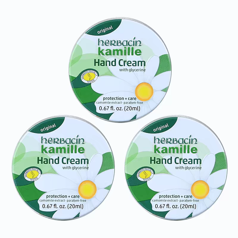 German Chamomile Daisy New Classic Hand Cream 20ml Moisturizing, hydrating and hydrating Small bottle, Anti-cracking, refreshing and non-oily details Picture