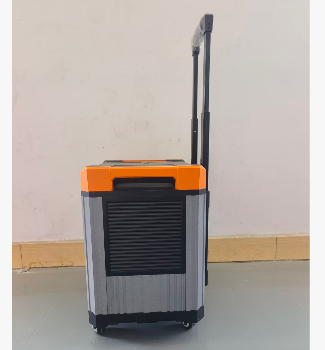 2000W portable energy storage power supply, 2.2-degree wheeled outdoor emergency backup power supply, camping, street vending and self-driving magic tool, new energy Specification image