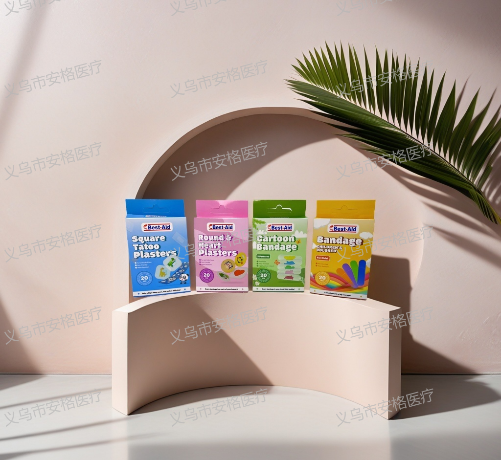 Cute band-aids, vaccination pinhole stickers, baby stickers, little cuties, infusion stickers, waterproof stickers and band-aids for foreign trade export