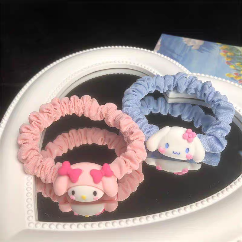 Cute osmanthus dog Melody KT cat hair band Sweet and girlish heart hair rope Internet celebrity ins leather band hair rope Small intestine circle Yifan Accessories 02 detail image 4