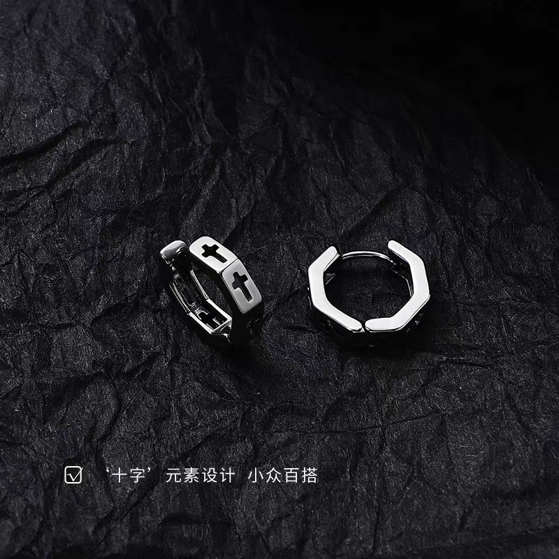 Vintage jewelry earrings, women's fashionable and retro ear clips, design sense jewelry earrings Specification image