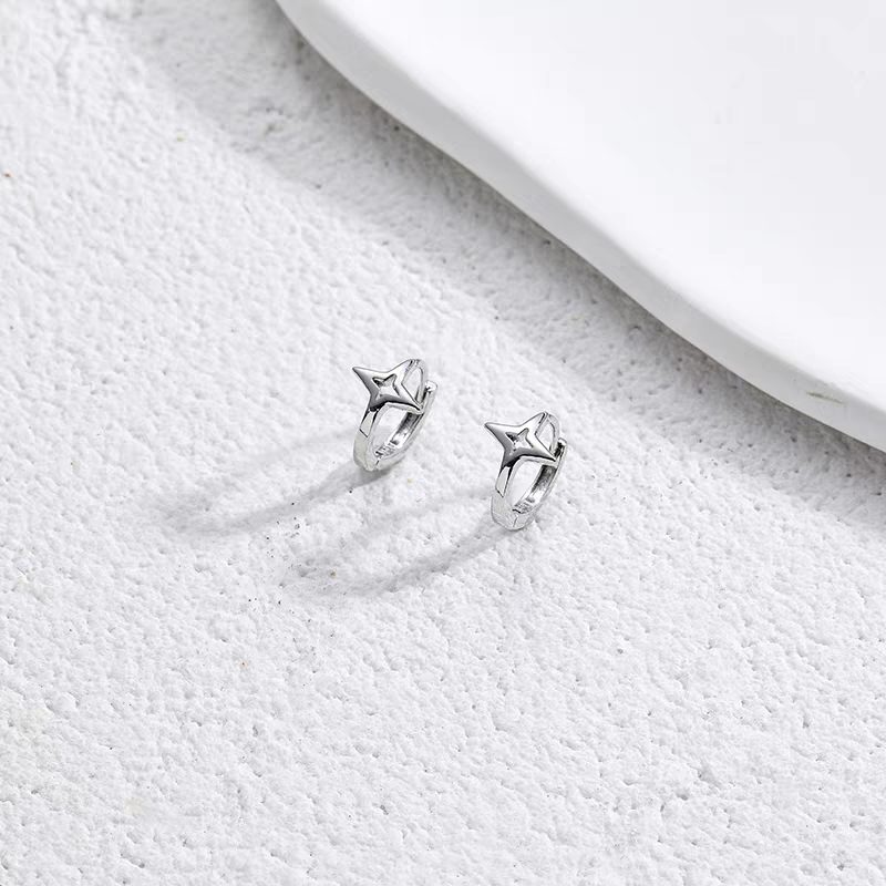 Vintage jewelry, earrings, earrings, women's fashionable ear clips, retro design sense, Changsheng jewelry Specification image