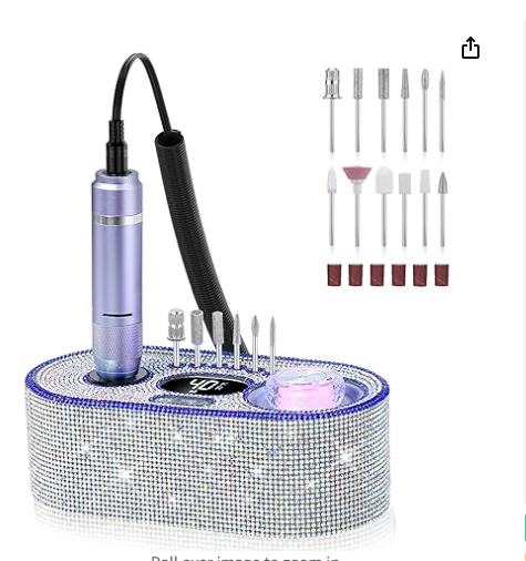 Desktop grinding machine, low-noise nail polish remover, dead skin and nail removal machine
