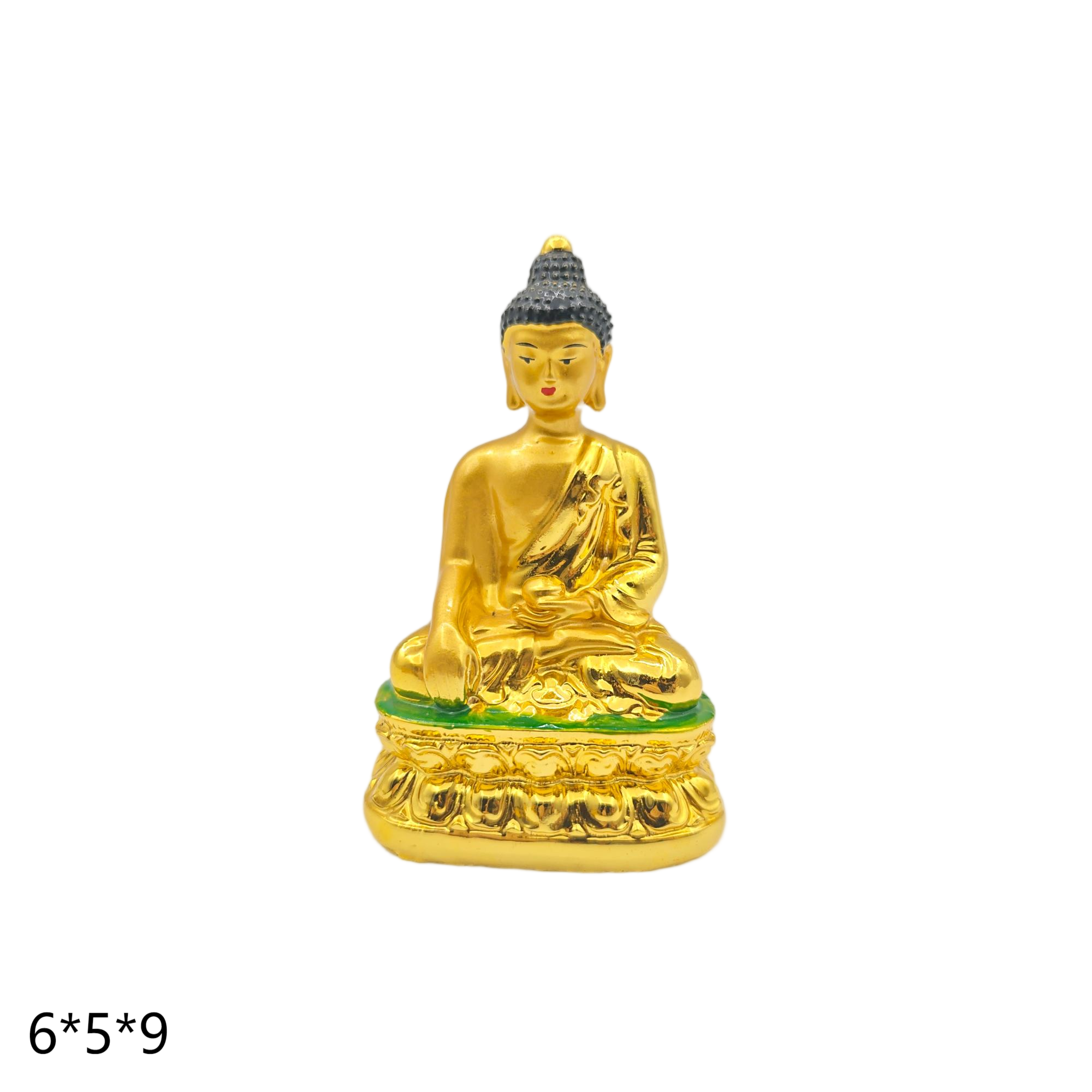 金色佛像树脂镀金释迦牟尼佛佛像用品摆件家居装饰礼品