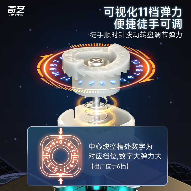 益智玩具奇艺磁力三阶魔方奇艺M Pro魔方详情8