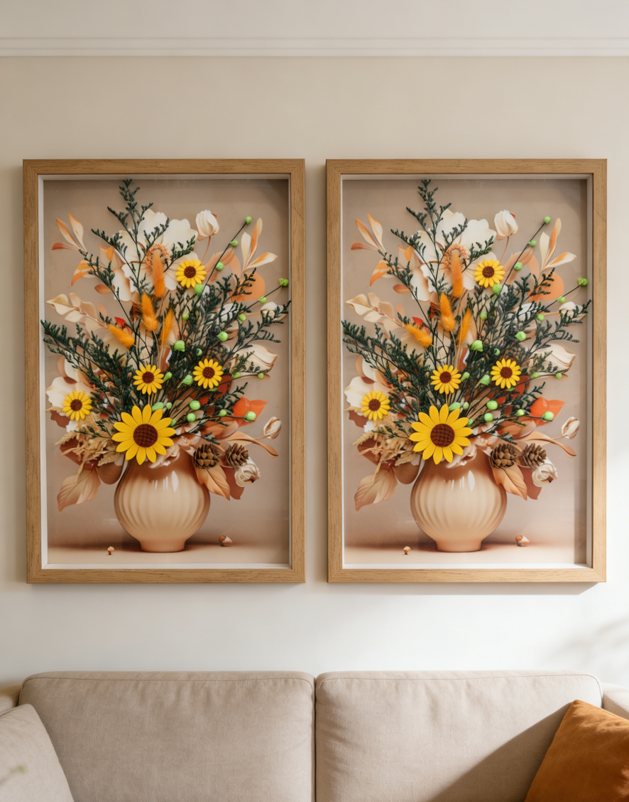 宋锦浮雕描金靠山图装饰画五区壁画卧室挂画工艺画装饰画详情图3