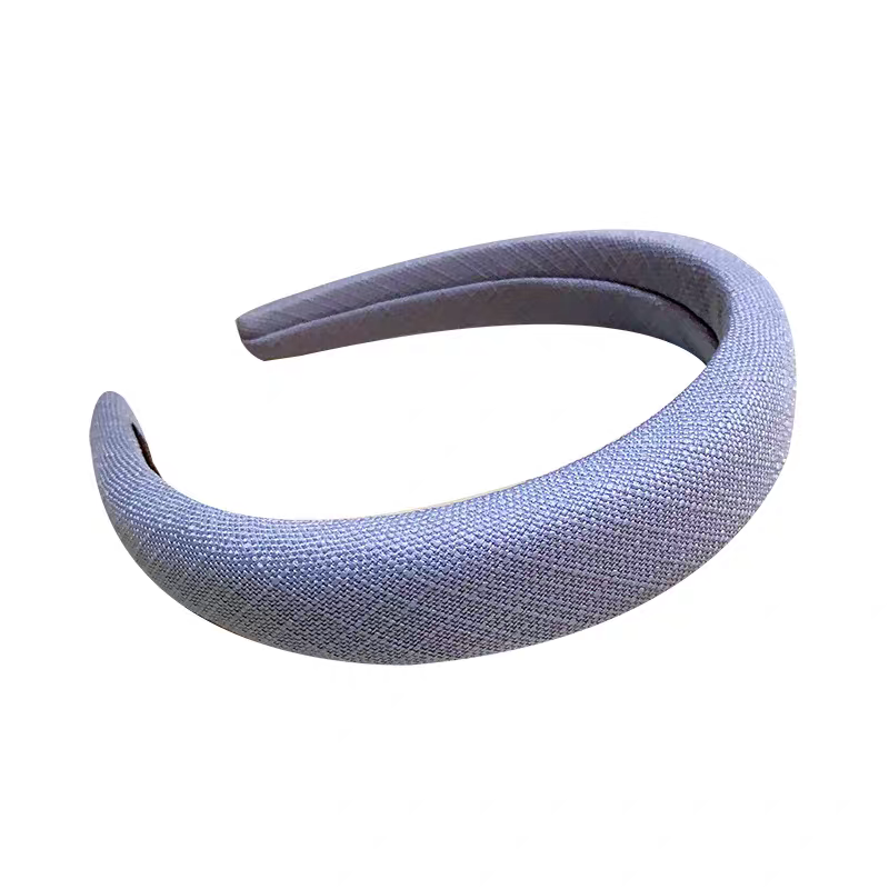 2026 new retro style, cotton and linen texture, fresh spring and summer colors, versatile basic sponge high top for casual outing hair band detail image 6
