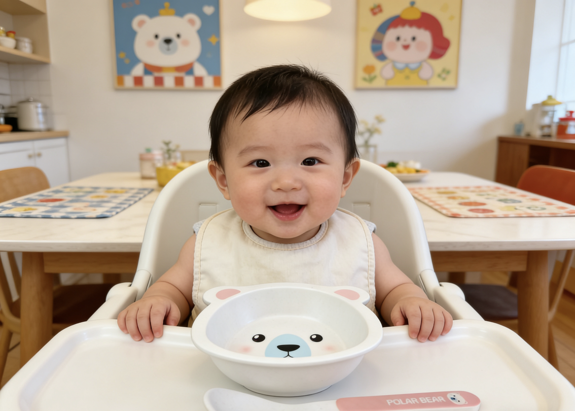 Baby tableware feeding set: Safe, durable, non-toxic, odorless, cartoon, cute and durable. Baby spoons and bowls, cartoon bowls for toddlers. Two-piece set, box set detail image 5