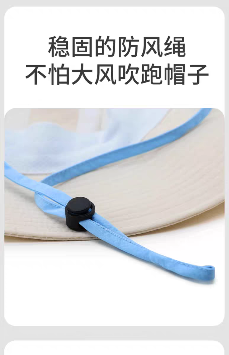 New outdoor quick-drying UV-resistant lightweight wide-brimmed hat, casual and fashionable sun hat, and travel, vacation and mountaineering sun protection hat detail image 9