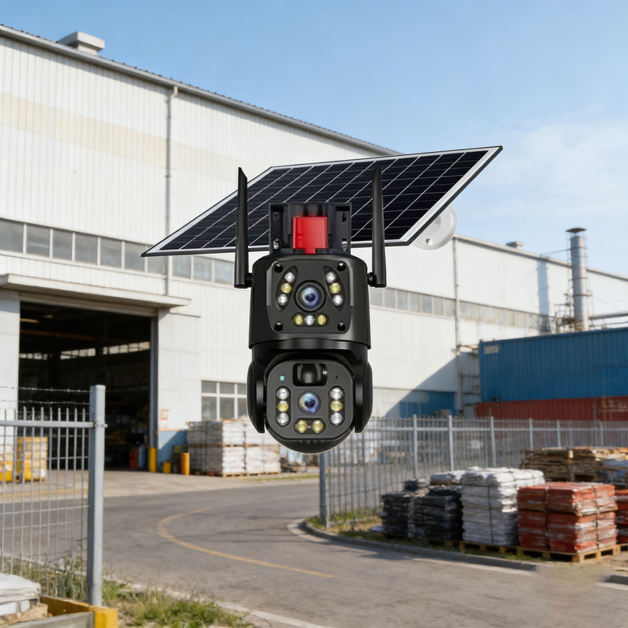 FOOZAC solar-powered surveillance camera, hidden camera monitor, high-definition night vision, waterproof and anti-disassembly Application Scenario