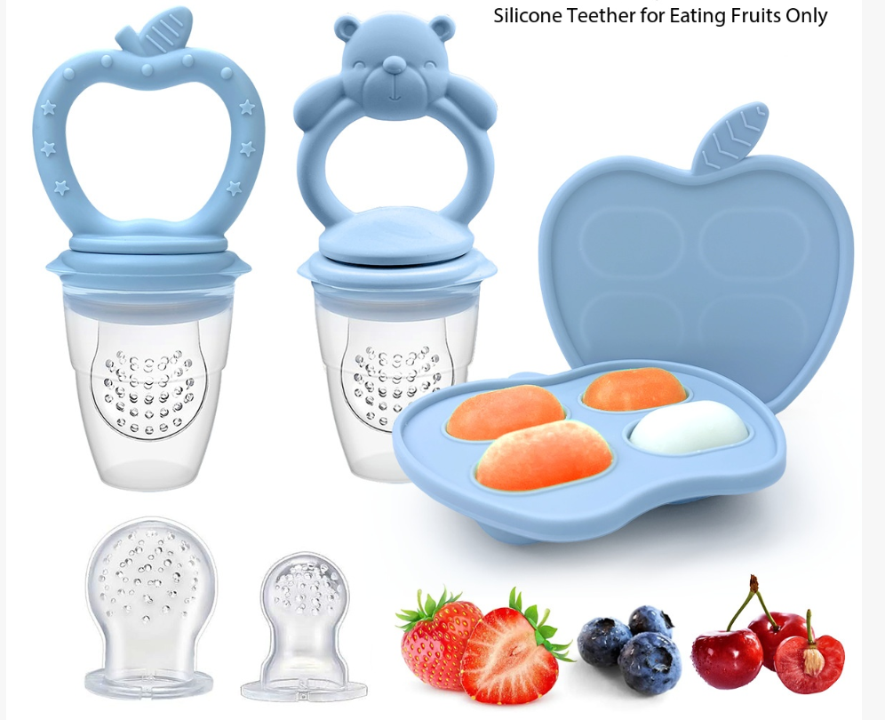 Silicone Bear-shaped Baby Teething Toys, Toothbrush